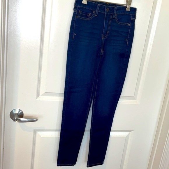 AEROPOSTALE | Women’s Dark Blue High Waisted Jeggings Size 00 - Picture 7 of 9